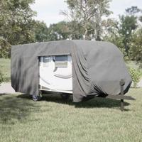 VidaXL Caravanhoes 732x250x220 cm vliesvlies grijs - thumbnail