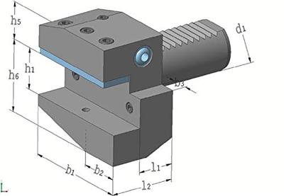 Promat/Tecwerk Radiale gereedschaphouder | B1 DIN 69880 | VDI40 | rechts - 4000833589 Promat/Tecwerk Radiale gereedschaphouder | B1 DIN 69880 | VDI40 | rechts - 4000833589