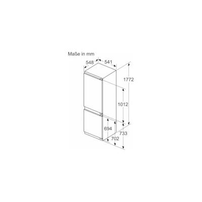 Bosch KIV86VFE1 Inbouw koel-vriescombinatie - thumbnail