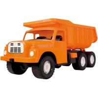 DinoToys Tatra kiepwagen oranje, 71 cm groot, draaggewicht 100 kg - thumbnail