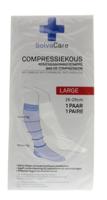 Compressiekous wit L 26 - 29 cm - thumbnail