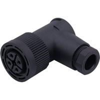 ifm Electronic E1003A Sensor/actuator connector, niet geassembleerd Aantal polen (sensoren): 4 Bus, haaks 1 stuk(s) - thumbnail