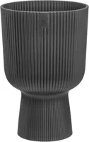elho bloempot vibes fold coupe d14 h21cm Antraciet - thumbnail