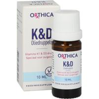 Orthica Vitamine K & D zuigeling 10 Milliliter - thumbnail
