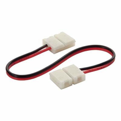 Koppelkabel voor LED Strip - single color - 12V/24V - Clip-Clip - 17 cm - 10 mm