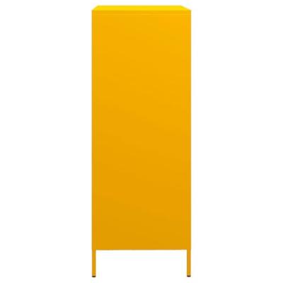 Hoge kast 68x39x103,5 cm staal mosterdgeel Hoge kast 68x39x103,5 cm staal mosterdgeel