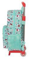 Schoolrugzak met Wielen Hello Kitty Sea lovers Turkoois 26 x 34 x 11 cm - thumbnail