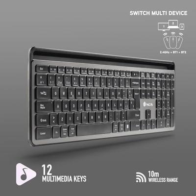 Numeriek toetsenbord NGS ECLIPSEKIT Zwart