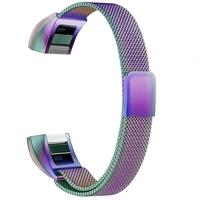 RVS magneet polsband voor FITBIT Alta grootte: klein 130-170mm (iriserende) - thumbnail