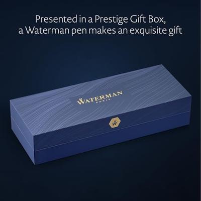 Waterman Hémisphère Metalic vulpen, medium, grijs GT, giftbox