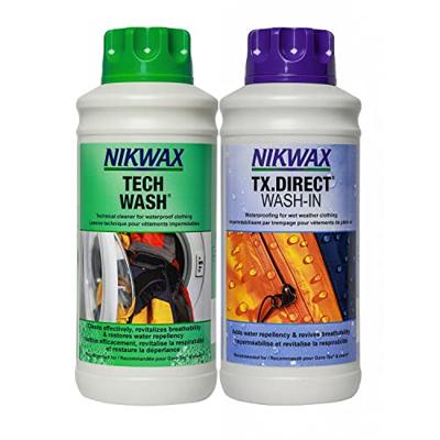Nikwax Tech Wash + Tx.Direct 2 X 1L Onderhoudsmiddel 2 x 1L Nikwax Tech Wash + Tx.Direct 2 X 1L Onderhoudsmiddel 2 x 1L