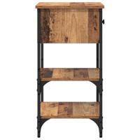 Nachtkastje met lade 2 pcs Bruin 33,5 x 36 x 70 cm - thumbnail