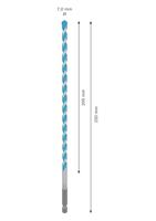 Bosch Accessoires Universeelboor | HEX-9 | MultiConstruction | 7x200x250 mm - 2608902355 - thumbnail