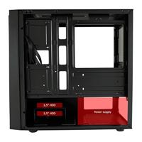 LC Power 2016MB Micro-tower PC-behuizing Zwart - thumbnail
