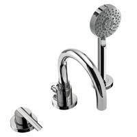 TRES Lex badrandset met mengkraan en douchegarnituur 08115001 - thumbnail