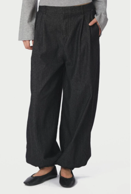 Neo Noir Broek Fayla Denim Balloon | Black