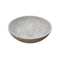 Waskom Ideavit Idea.Gem 36x36x14.5 cm Rond Beton Grijs/Bruin - thumbnail