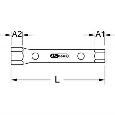 KS Tools 5180874 518.0874 Pijpsleutel 14 - 15 mm
