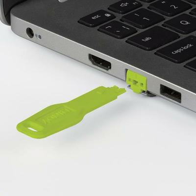 Lindy RJ45 poort Blocker Key, Groen