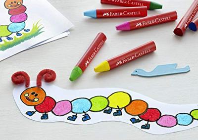 Faber Castell Waskrijt Jumbo - etui 12 stuks