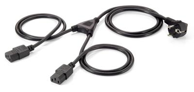 Equip Stroom Aansluitkabel 1.8 m Zwart