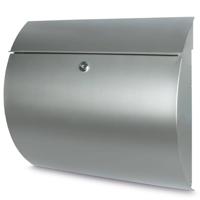 Burg Wächter 38640 TOSCANA 3856 Ni Brievenbus RVS Zilver Sleutelslot - thumbnail