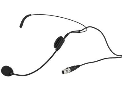 Monacor HSE-72 Spraakmicrofoon Headset Zendmethode:Kabelgebonden Incl. windkap Mini-XLR Kabelgebonden