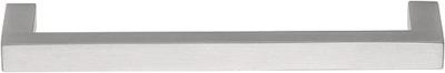 Formani Square LSQ80/128 meubelgreep - mat RVS