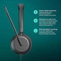 EPOS IMPACT 860 ANC Headset Bedraad Hoofdband Kantoor/callcenter USB Type-C Zwart - thumbnail