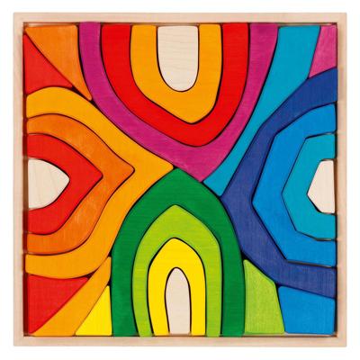 Goki houten bouwstenen vier seizoenen, 25dlg.