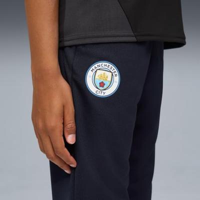 PUMA Manchester City Trainingsbroek 2025-2026 Kids Donkerblauw Wit