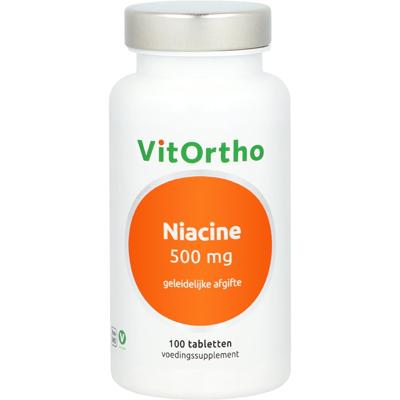 VitOrtho Niacine 500mg 100 Tabletten VitOrtho Niacine 500mg 100 Tabletten