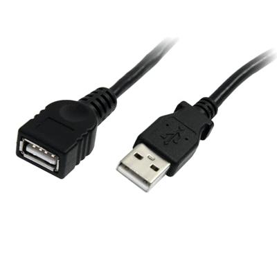 USB-kabel Startech USBEXTAA6BK USB A Zwart