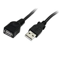 USB-kabel Startech USBEXTAA6BK USB A Zwart - thumbnail