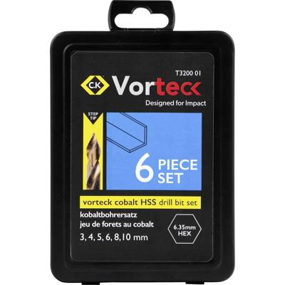 C.K T3200 01 Multifunctionele boorset 3 mm, 4 mm, 5 mm, 6 mm, 8 mm, 10 mm 1 stuk(s)