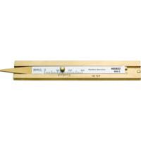 HAZET profieldieptemeter tire tread depth gauge 30 hard brass - thumbnail