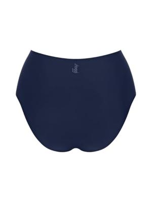 Zero Feel taille slip dames 2.0 - High waist - Hoge naadloze dames onderbroek - Katoenen kruisje - Schijnt niet door - Zwart - Huidskleur - Donkerblauw