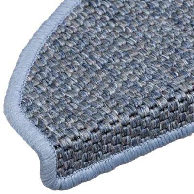 Trapmatten zelfklevend Sisal-Look 30 st 65x21x4 cm blauw