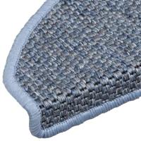 Trapmatten zelfklevend Sisal-Look 30 st 65x21x4 cm blauw - thumbnail