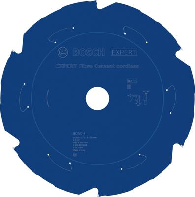 Bosch Accessoires EXPERT Fibre Cement cordless-Cirkelzaagblad | 250 x 2,2/1,6 x 30 mm | T6 - 2608902203