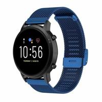 Garmin Vivoactive 4 / 4L - Milanese bandje met klemsluiting - Donkerblauw - thumbnail
