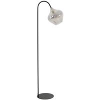 Light & Living Vloerlamp 'Rakel' 160cm, kleur Mat Zwart / Smoke - thumbnail