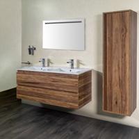 Creavit Badkamermeubelset Sally 120 cm Twee Soft-Close Lades Eiken - Onderkast Sally 120 cm Eiken - thumbnail