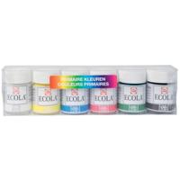 Bruynzeel Ecola plakkaatverf set primaire kleuren, 6x16ml - thumbnail