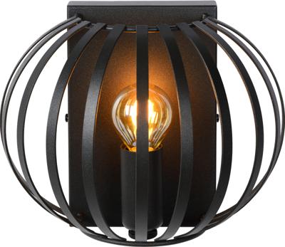 Lucide MANUELA - Wandlamp - 1xE14 - Zwart Lucide MANUELA - Wandlamp - 1xE14 - Zwart