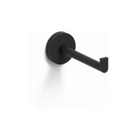 Toiletrolhouder Clou Flat Zonder Klep 12.1cm Poedercoating Mat Zwart - thumbnail