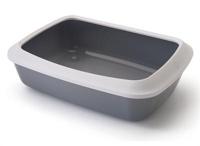 Kattenbak Iriz grijs Medium 50x37x14 cm - thumbnail