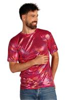 Party King T-shirt pink - thumbnail