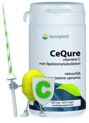 Springfield Springfield Cequre 500 Mg Vitamine C (60vc) Springfield Springfield Cequre 500 Mg Vitamine C (60vc)