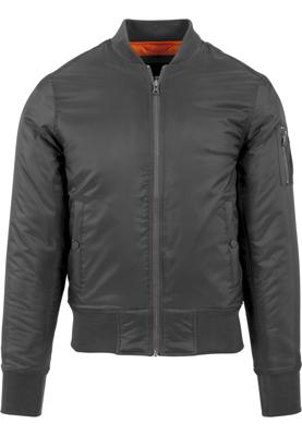 Urban Classics / Bomberjack Basic Bomber in grijs Urban Classics / Bomberjack Basic Bomber in grijs